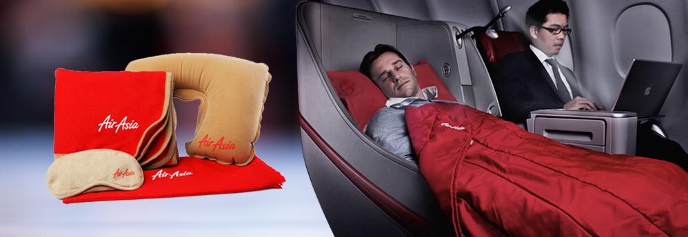  Exclusive amenity kit especially created to pamper your flying needs.